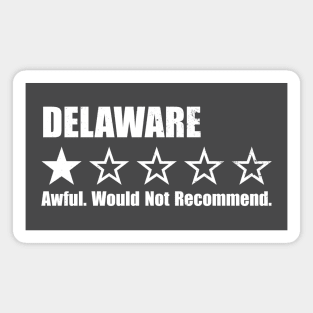 Delaware One Star Review Magnet